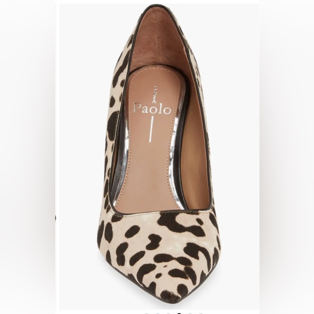 🔥FINAL🔥 NWT Linea Paolo Payton Womens Pointy Toe Leopard Pump - Picture 5 of 13
